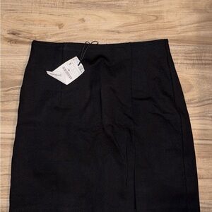 Stradivarius Classic Black Pencil Skirt